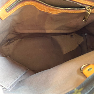LOUIS VUITTON Piano Brown Monogram Canvas Tote Bag