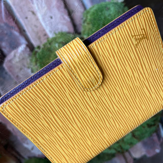 LOUIS VUITTON Yellow Epi Leather Agenda Cover