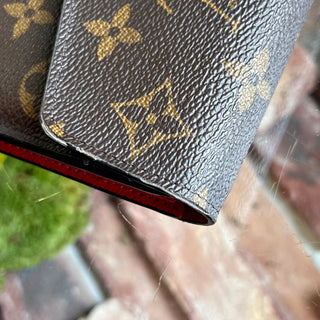 LOUIS VUITTON Sarah Poppy Coquelicot Monogram Wallet
