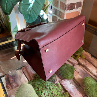 THE ROW Margaux 12 Brown Calfskin Tote Bag