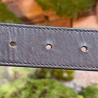 GUCCI Reversible Interlocking G Web Canvas Belt SZ 80/32