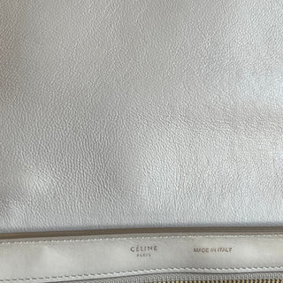 CELINE Small Tri-Color Black & Pink Smooth Calfskin and Nubuck Tote Bag