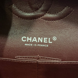 CHANEL Double Flap Classic Medium Black Lambskin Leather Shoulder Bag