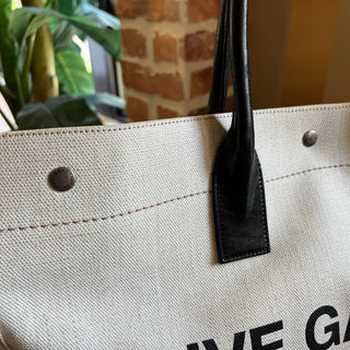 SAINT LAURENT Beige Rive Gauche Tote