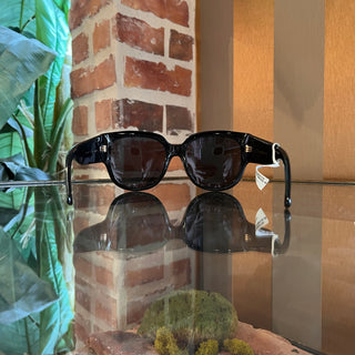 GUCCI GG014SA 001 Black Acetate Square Eye Sunnies