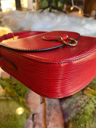 LOUIS VUITTON Red Epi St. Cloud PM VI0971