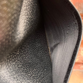GUCCI Black GG Canvas Push Snap Checkbook