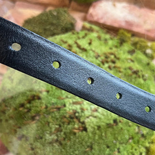 PRADA White/Black Leather Reversible Belt SZ 80/32