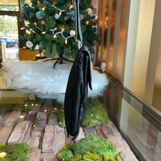 PRADA Flat Double Sided Black Nylon Crossbody Bag