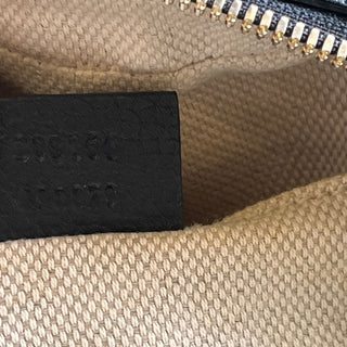 GUCCI Soho Disco Black Pebbled Leather Crossbody