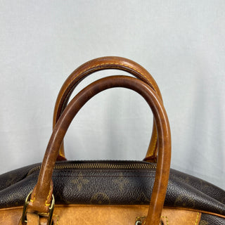 LOUIS VUITTON Deauville Brown Monogram Canvas Vintage Satchel Bag