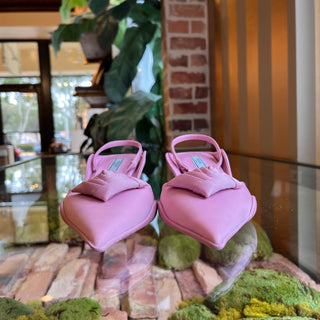 PRADA Kitten Satin Rose Pink Vintage Heels SZ36.5(6.5US)