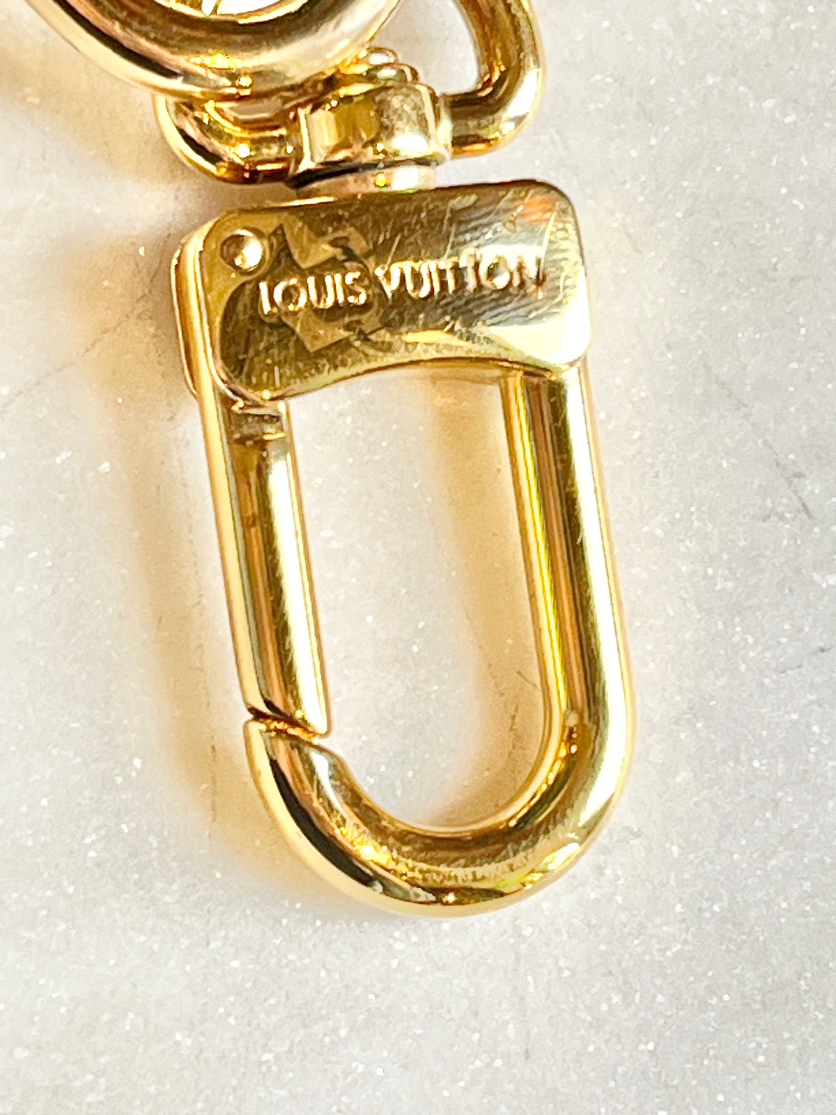 Louis Vuitton Pink/Beige Resin Bijou Sac Slock Key Holder/Bag