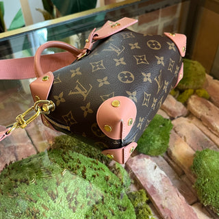 LOUIS VUITTON Monogram Petite Malle Souple Top Handle