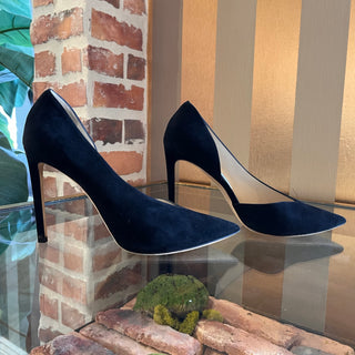 JIMMY CHOO D’orsay Black Suede Heels SZ 39 (US 9)