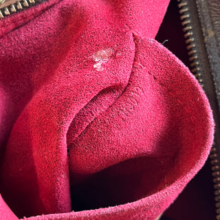 LOUIS VUITTON Croissant Brown Monogram Canvas Shoulder Bag