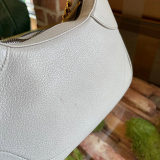 GUCCI Aphrodite Small Beige Goatskin Shoulder Bag
