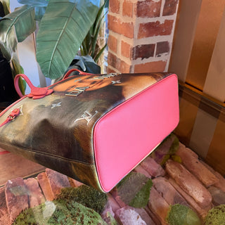 LOUIS VUITTON Neverfull MM Jeff Koons Da Vinci Coated Canvas Tote