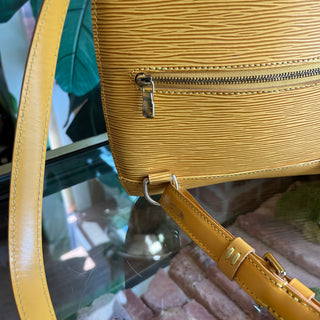LOUIS VUITTON Mabillon Yellow Epi Leather Vintage Backpack