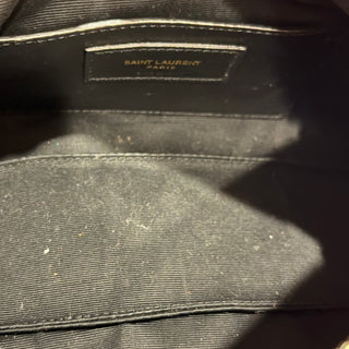 SAINT LAURENT Sade Mini Barrel Tube Quilted Smooth Leather Shoulder Bag