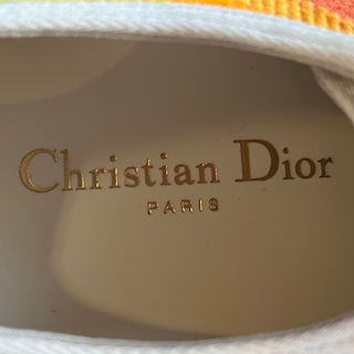 Dior Walk'N'Dior Low Top Multicolor Cotton Sneakers CL SZ 38 (US 8)