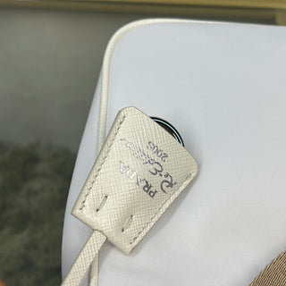 PRADA Re-Edition 2005 White Re-Nylon Shoulder Bag