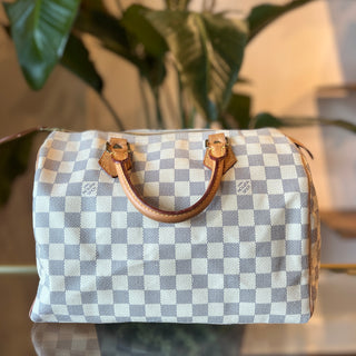 LOUIS VUITTON Speedy 35 Damier Azur