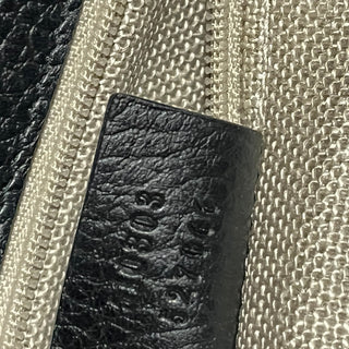 GUCCI Medium Black Interlocking G Dollar Calfskin Leather Shoulder Bag