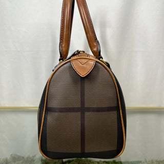 BURBERRY Chester Smoked Check Small Bowling Bag