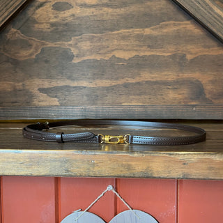 LOUIS VUITTON Shoulder Strap Brown Leather Strap