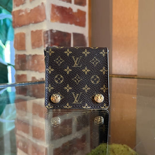 LOUIS VUITTON Small LV Monogram Folding Jewelry Case SM0074 2