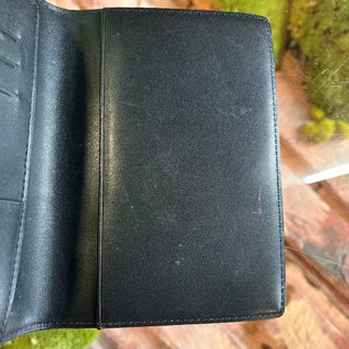 MCM Brown Ottomar Leather Passport Holder