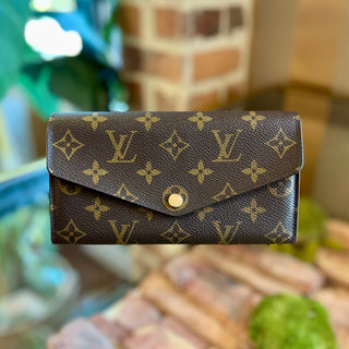 LOUIS VUITTON Sarah Poppy Coquelicot Monogram Wallet