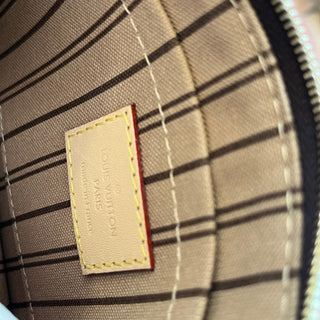 LOUIS VUITTON Neverfull PM Pochette Brown Monogram Canvas Clutch Bag