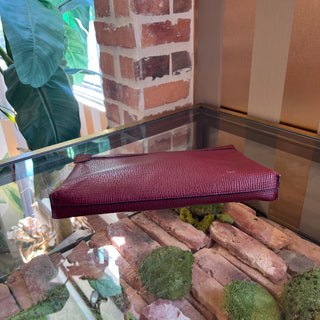 LOEWE Vintage Rouge Leather Clutch