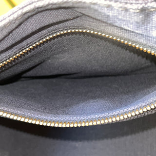 PRADA Canapa Navy Blue Medium Tote