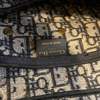 CHRISTIAN DIOR Saddle Dior Oblique Embroidery Shoulder Bag