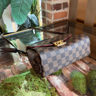 LOUIS VUITTON Croisette Damier Ebene Top Handle Bag