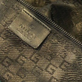 GUCCI Black Techno Canvas Duffle Bag