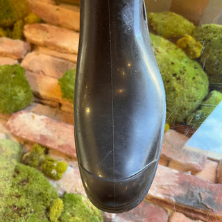 GUCCI Fur Lined GG Web Rain Boots SZ 38 (US 8)