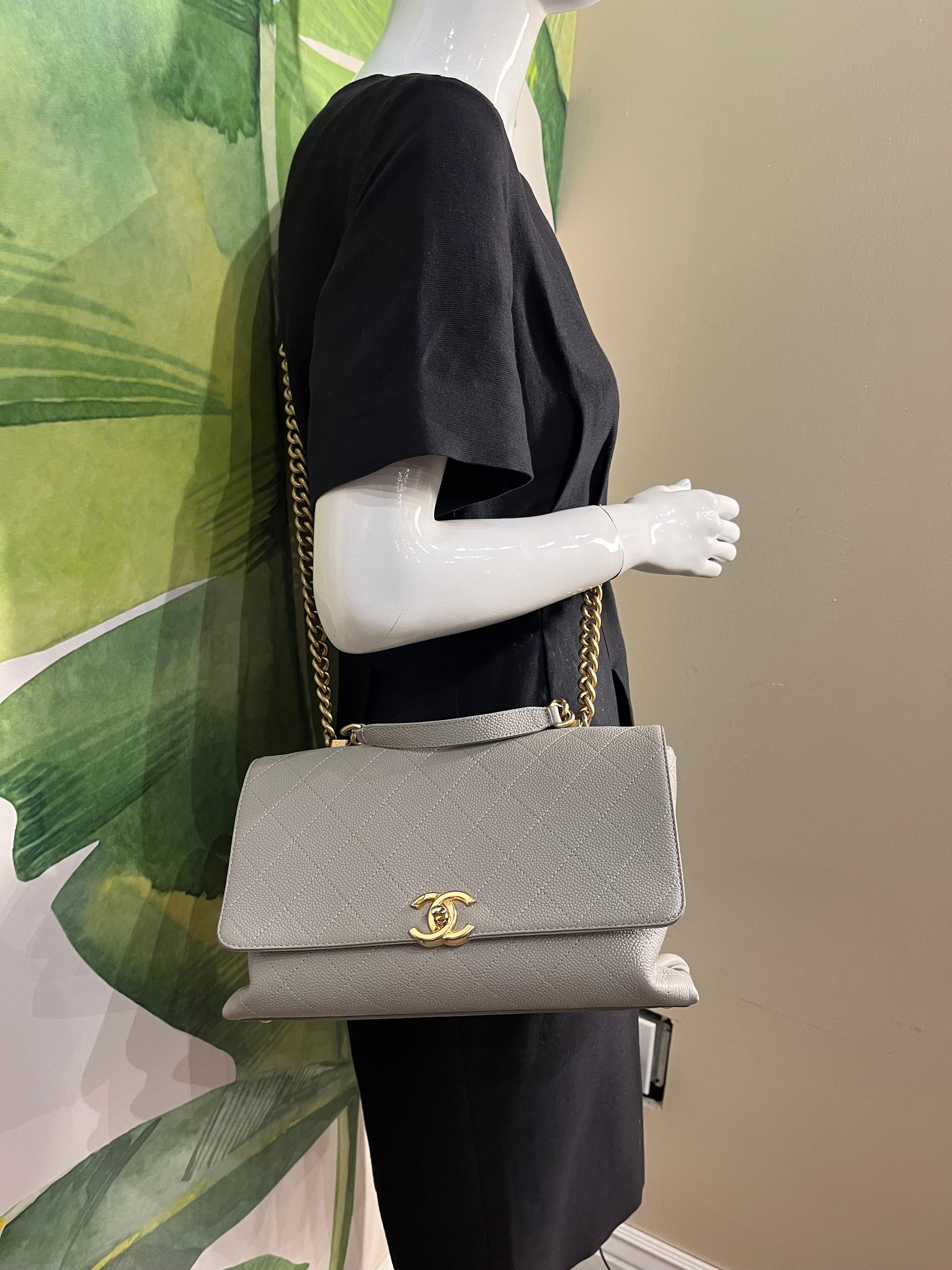 Chanel Grey Chic Affinity Flap Bag