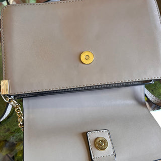 CHLOE Faye Beige Suede Shoulder Bag