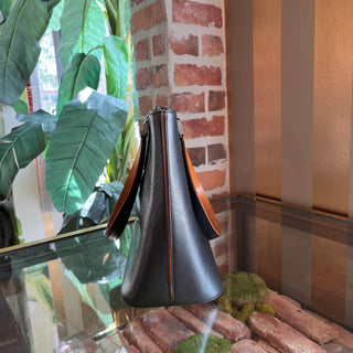 LOUIS VUITTON Stockton Matte Gray Vernis Leather Tote