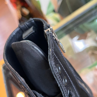 PRADA Black Nylon Combat Boots SZ37.5(7.5)
