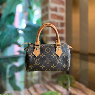 LOUIS VUITTON Sac HL Speedy Mini Brown Monogram Canvas Satchel