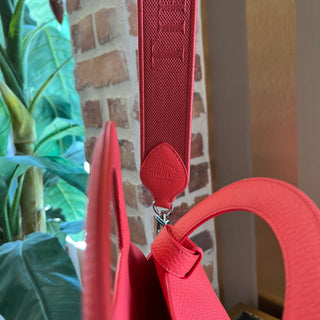 TIFFANY & CO. Return to Tiffany Heart Red Leather Tote Bag