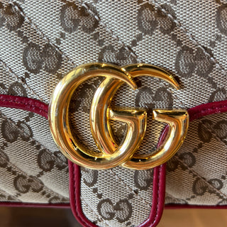 GUCCI GG Canvas Marmont Crossbody