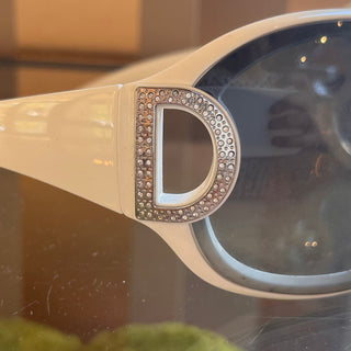 DOLCE&GABBANA DG 6024-B White Acetate Oversized Sunglasses