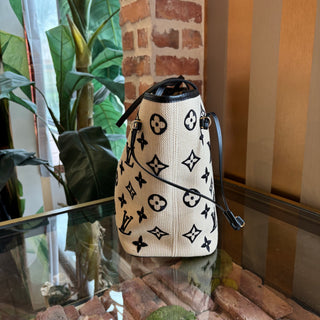 LOUIS VUITTON By The Pool Raffia Neverfull MM