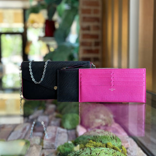 LOUIS VUITTON Felicie Pochette Black Epi Leather Crossbody